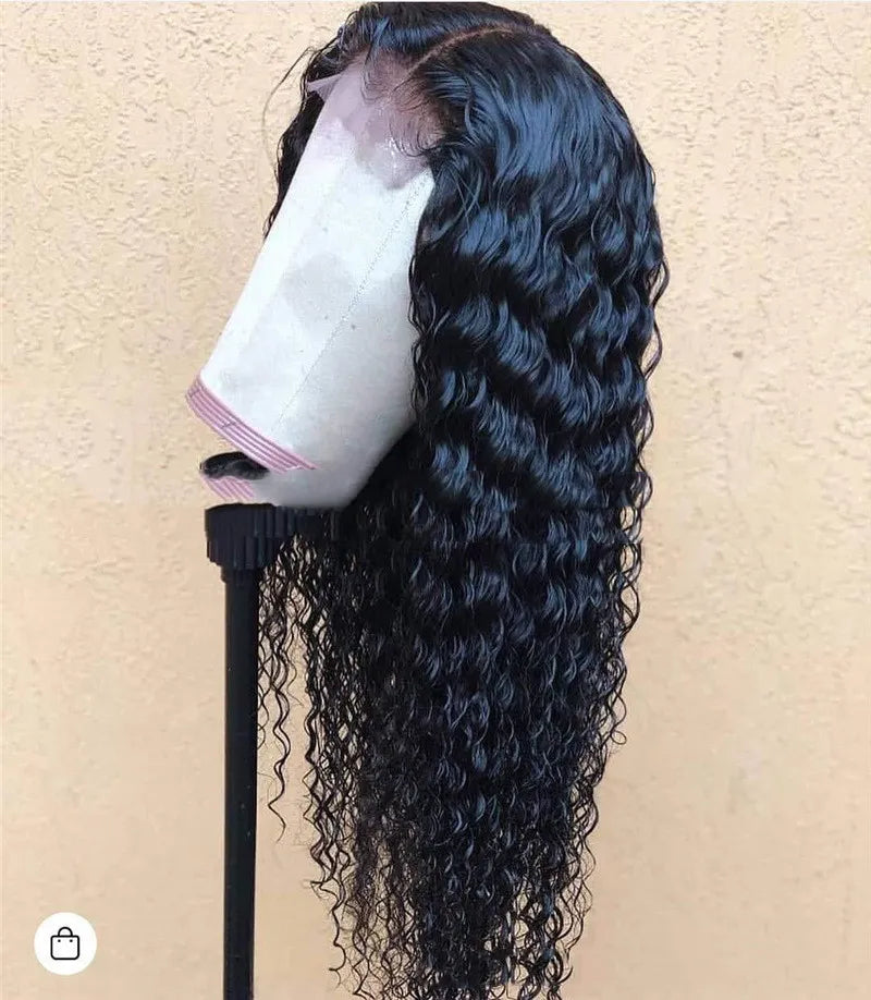 Hot Ladies Front Lace 10 " Long Curly Wig